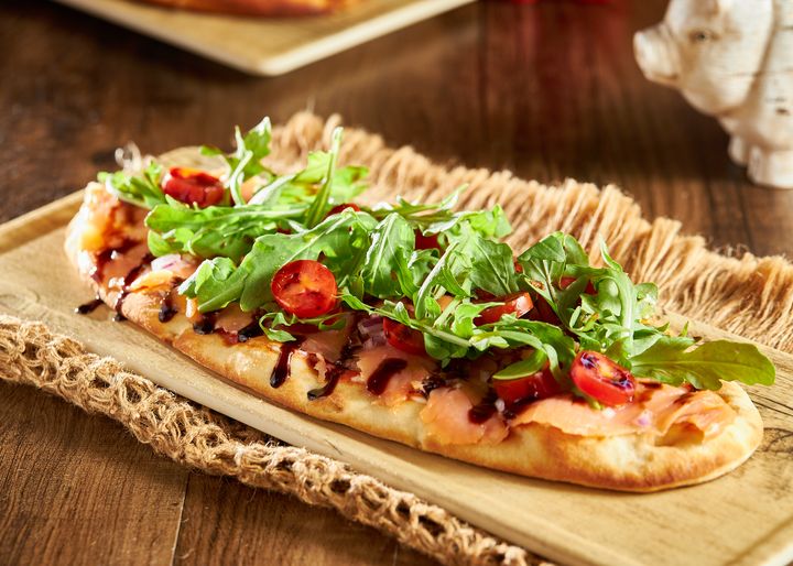 Smoked Salmon Flatbread